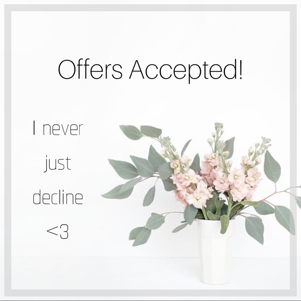 Feel free to make offers + BUNDLE TO SAVE!!